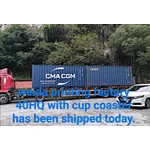 40HQ Cup coaster has been shipped from weida printing factory today!!!